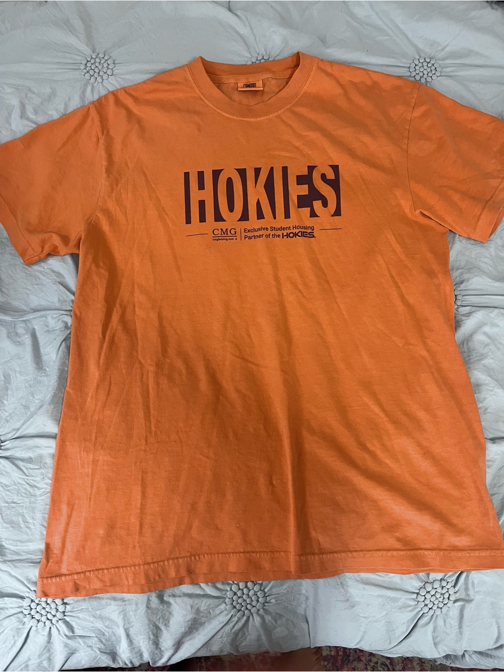 Orange Virginia Tech Hokies T-Shirt
